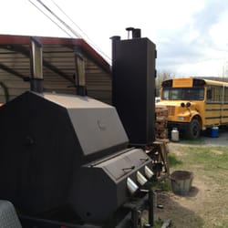 Ma Greenley's Bar BBQ - The smokers