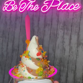 Swirls Soft Serve - Chocolate Vanilla Swirl with fruity pebbles - Ice Cream & Frozen Yogurt Near Me - Upland, California Swirls Soft Serve - Chocolate Vanilla Swirl with fruity pebbles - Ice Cream & Frozen Yogurt Near Me - Upland, California