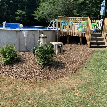 Total Landscaping Concepts - #2 River Rock and 2 Burning Bushes - Lawn Services Near Me Total Landscaping Concepts - #2 River Rock and 2 Burning Bushes - Lawn Services Near Me