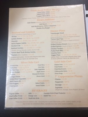 Menu photo 1 Copper Mine Grill Laurel Springs, NC Menu photo 1 Copper Mine Grill Laurel Springs, NC