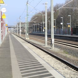 Bahnhof Radbruch - Bahnsteige.