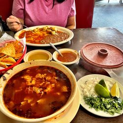 Noyola's Mexican Restaurant - Large Menudo, and Huevos Rancheros
