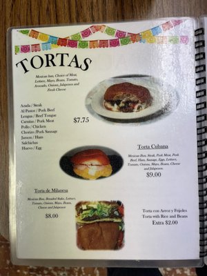 Menu photo 3 Las 2 Huastecas Blue Ridge, GA Menu photo 3 Las 2 Huastecas Blue Ridge, GA