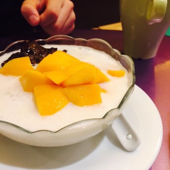 Sweet Indulgence - Mango black rice with coconut milk - Desserts Near Me - Millbrae, California Sweet Indulgence - Mango black rice with coconut milk - Desserts Near Me - Millbrae, California
