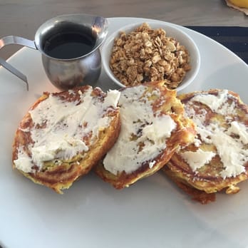 Latitudes - Cinnamon roll French toast and side granola - Seafood Near Me - Highland Beach, Florida