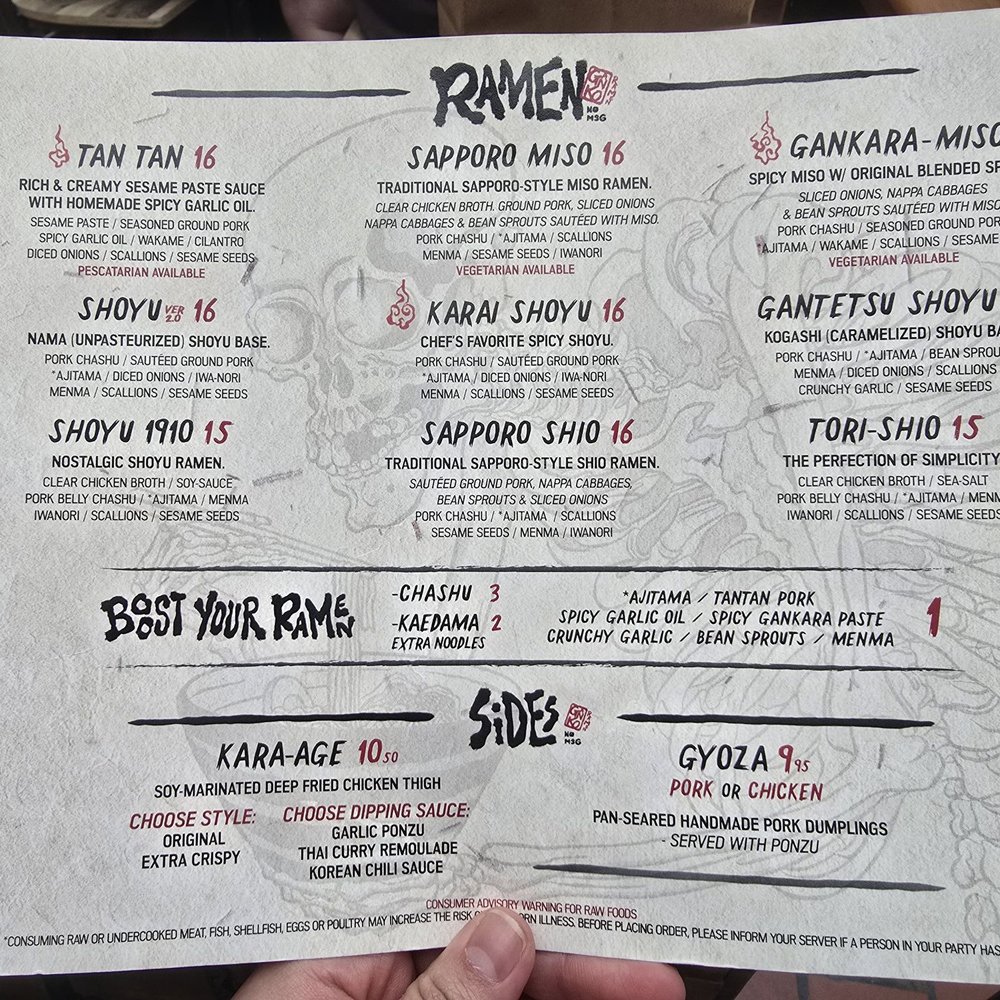Ganko Ittetsu Ramen - Ramen Near Me - Brookline, Massachusetts