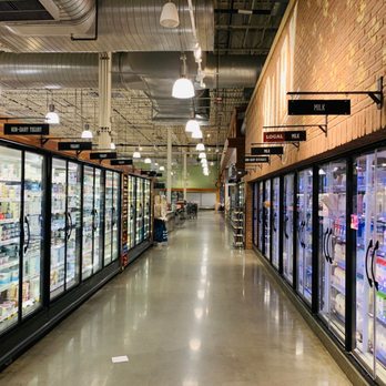 Whole Foods Market - aisle with refrigerated refrigerators - Grocery Near Me - Clark, New Jersey