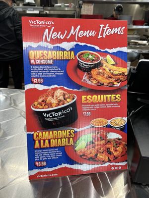 Menu photo 2 Victorico's - Springfield Springfield, OR