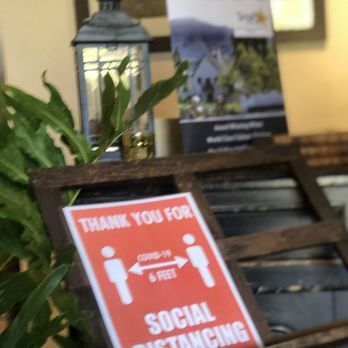 Folktale Winery - Social distancing reminders everywhere - Wineries Near Me - Carmel, California Folktale Winery - Social distancing reminders everywhere - Wineries Near Me - Carmel, California
