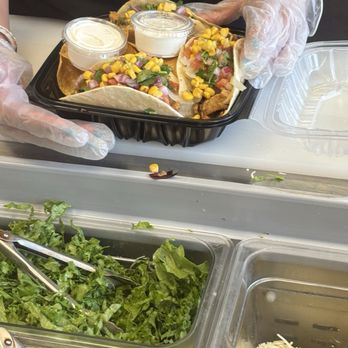 Bubbakoo's Burritos - Chicken Taco Trio with chips - Tex-Mex Near Me - Philadelphia, Pennsylvania