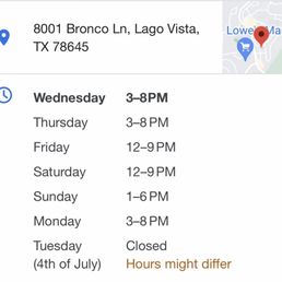 Hours are early closing Hours are early closing