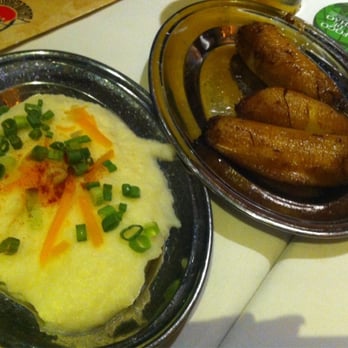Fogo de Chão - Garlic Mashed Potatoes & Caramelized Plantains - Brazilian Near Me - Addison, Texas
