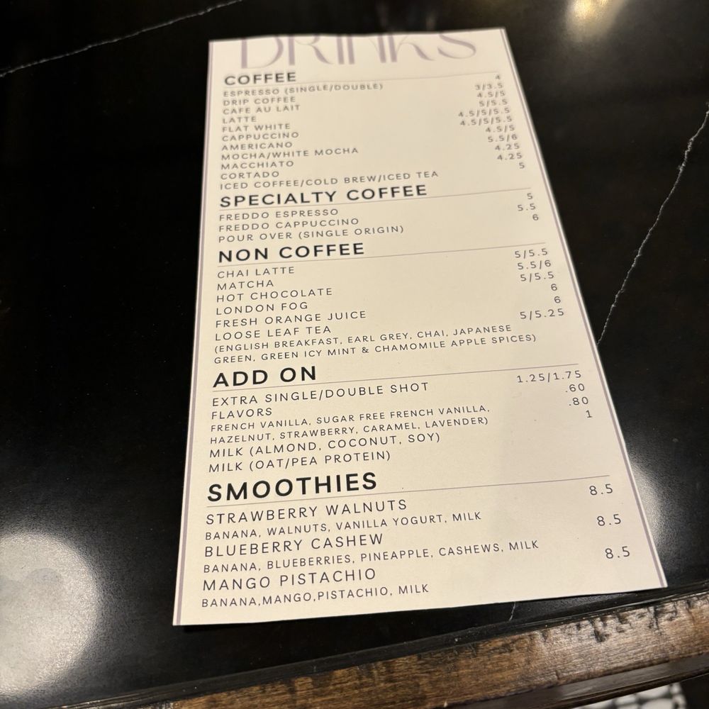 Cafe Deko - Drink menu - Coffee & Tea Near Me - Chicago, Illinois Cafe Deko - Drink menu - Coffee & Tea Near Me - Chicago, Illinois