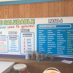 Los Pastes de Cancún - Shakes, smoothie and fruit juice!