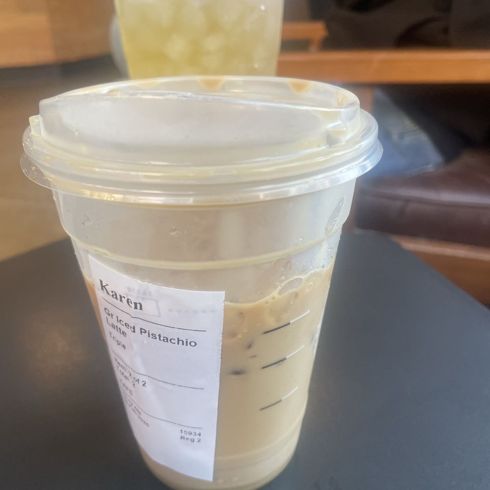 Starbucks - Iced Pistachio Latte - Coffee & Tea Near Me - Danville, California Starbucks - Iced Pistachio Latte - Coffee & Tea Near Me - Danville, California