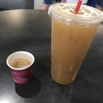 Stingers Coffee - Watered down tasteless cold brew and a delicious undertow shot. (Vanilla syrup, half and half, espresso) - Coffee & Tea Near Me - Corpus Christi, Texas Stingers Coffee - Watered down tasteless cold brew and a delicious undertow shot. (Vanilla syrup, half and half, espresso) - Coffee & Tea Near Me - Corpus Christi, Texas