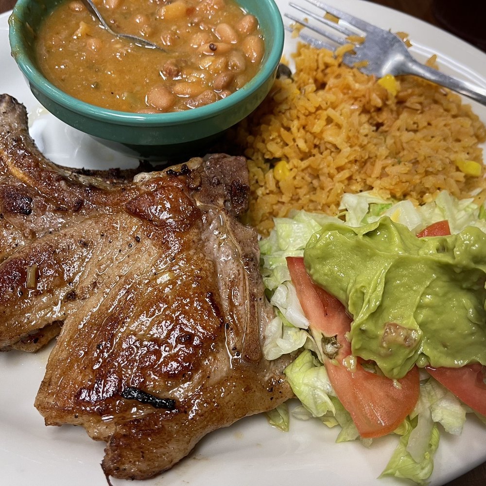 Pork chop plate Pork chop plate
