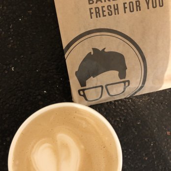 Gregorys Coffee - Dirty chai + banana nut bread - Coffee & Tea Near Me - New York, New York