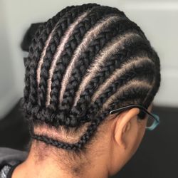 Braid down for wig or weave