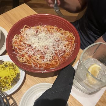 Carrabba's Italian Grill - Spaghetti and meatballs. Comes with soup or salad - Italian Near Me - Crestview Hills, Kentucky Carrabba's Italian Grill - Spaghetti and meatballs. Comes with soup or salad - Italian Near Me - Crestview Hills, Kentucky