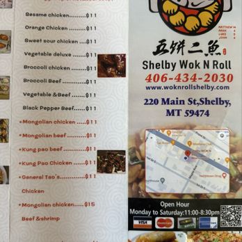Wok N Roll Shelby - Menu as of 5/30/25 - Chinese Near Me - Shelby, Montana Wok N Roll Shelby - Menu as of 5/30/25 - Chinese Near Me - Shelby, Montana