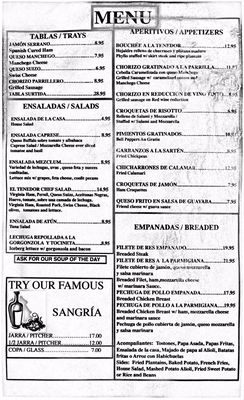 Menu photo 1 Restaurante El Tenedor Juncos, PR Menu photo 1 Restaurante El Tenedor Juncos, PR