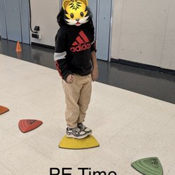 Albert Schweitzer Elementary School - Our son having fun during his PE time.