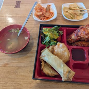 Korean Kitchen - Wing Bento box. - Korean Near Me - Wake Forest, North Carolina Korean Kitchen - Wing Bento box. - Korean Near Me - Wake Forest, North Carolina