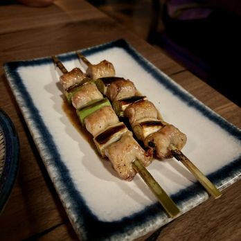 Budonoki - Negima skewers w/ delicious galangal sauce. Must try! - Izakaya Near Me - Los Angeles, California