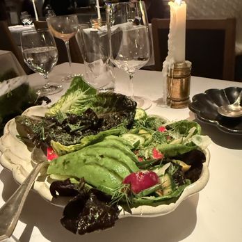 La Mercerie - Green salad with avocado - French Near Me - New York, New York La Mercerie - Green salad with avocado - French Near Me - New York, New York