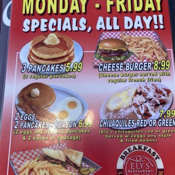 Ely's Restaurant - Daily specials - Breakfast & Brunch Near Me - Las Vegas, Nevada Ely's Restaurant - Daily specials - Breakfast & Brunch Near Me - Las Vegas, Nevada
