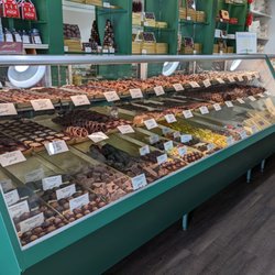 Under new management, the look of this sweet shop was refreshed. Same crave-worthy cherry cordials.