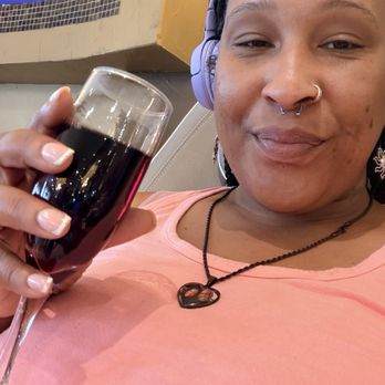 Candle Nail Bar - Me with my red wine - Day Spas Near Me - Fayetteville, North Carolina Candle Nail Bar - Me with my red wine - Day Spas Near Me - Fayetteville, North Carolina