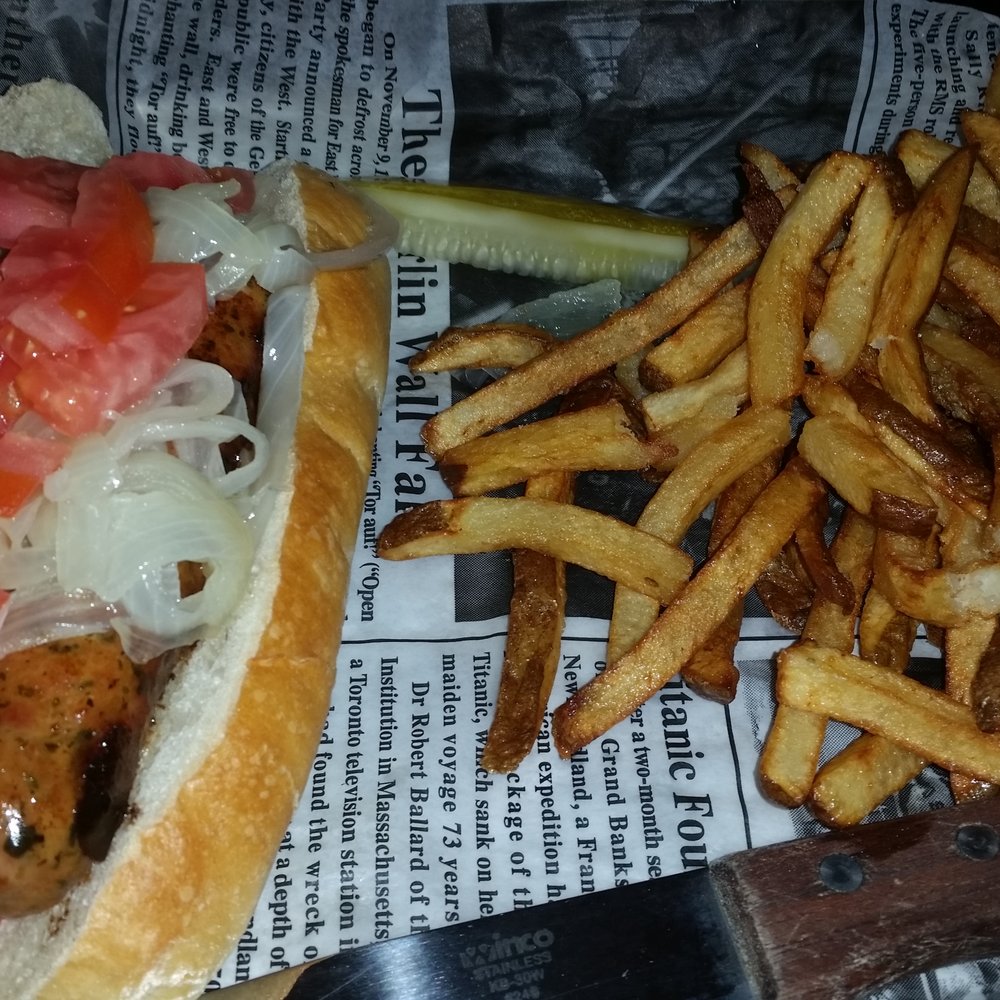 Craftu - Caprese chicken sausage - Bars Near Me - Lynbrook, New York Craftu - Caprese chicken sausage - Bars Near Me - Lynbrook, New York
