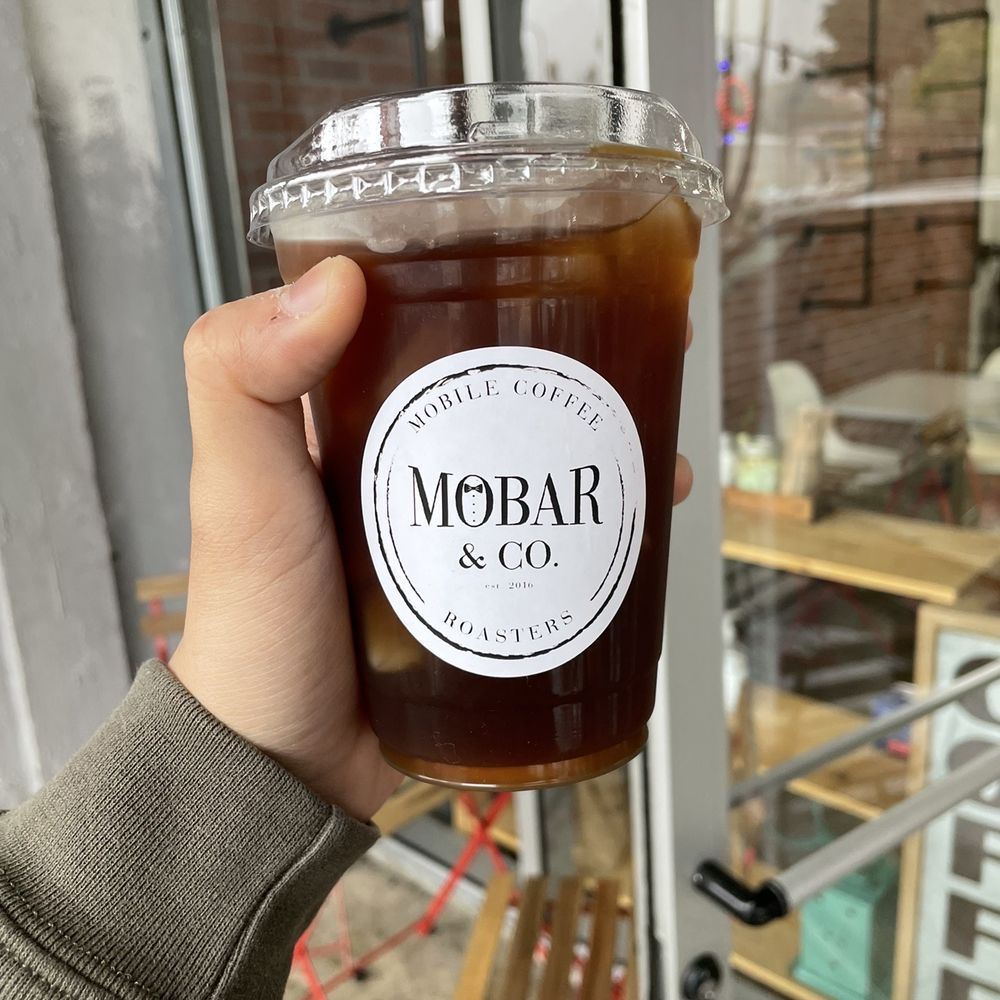 Mobar Coffee - A medium ice americano - Coffee & Tea Near Me - Montebello, California Mobar Coffee - A medium ice americano - Coffee & Tea Near Me - Montebello, California