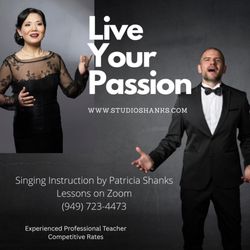 Patricia Shanks Voice Studio - Teaching classical voice on Zoom. Patricia Shanks. studioshanks.com