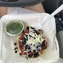 Loaded Vegetarian Cheese Arepa ! Loaded Vegetarian Cheese Arepa !