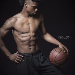 Black Jewel images - Sports photo session with high school Senior