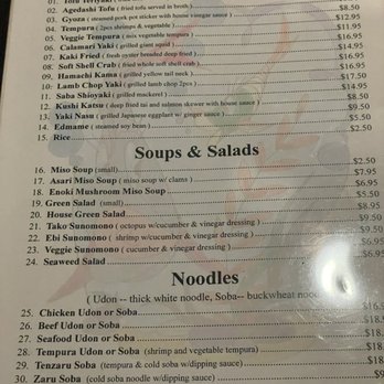 Sushi Zen - Menu - Sushi Bars Near Me - San Francisco, California Sushi Zen - Menu - Sushi Bars Near Me - San Francisco, California