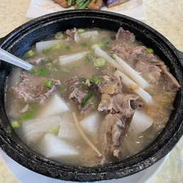 Beef stew with clear broth