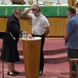 Bethany Lutheran Church - Baptism of a high school new member
