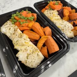 Zest Kitchenz - Baked Chilean sea bass primed for meal prep
