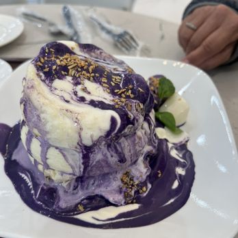 Nostimo Cafe & Tea - Ube Souffle - Coffee & Tea Near Me - Westminster, California