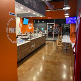 the interior of a poke bar the interior of a poke bar