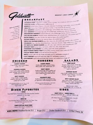 Menu photo 2 Goldenette San Francisco, CA