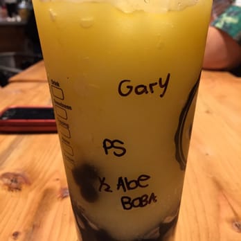 Mr Tea Cafe - Peach smoothie with aloe and boba - Bubble Tea Near Me - Honolulu, Hawaii Mr Tea Cafe - Peach smoothie with aloe and boba - Bubble Tea Near Me - Honolulu, Hawaii