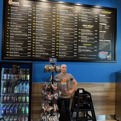 Ike's Love & Sandwiches - Menu, chip selection and cold beverages.