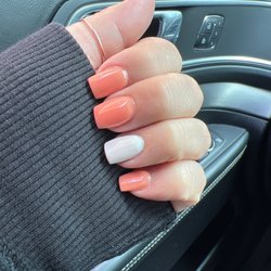 Unique Salon - Dip Nails #187 and true white dip Thank You Brian