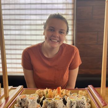 Wang's Bistro - My daughter and a sushi boat from Wangs :). We love Wang's sushi! Their lunch special sushi is a great value :) - Sushi Bars Near Me - Frankenmuth, Michigan Wang's Bistro - My daughter and a sushi boat from Wangs :). We love Wang's sushi! Their lunch special sushi is a great value :) - Sushi Bars Near Me - Frankenmuth, Michigan