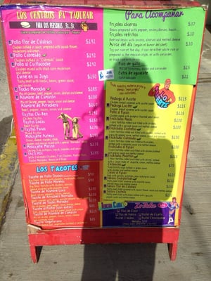 Menu photo 1 La Panza es Primero Puerto Morelos, ROO
